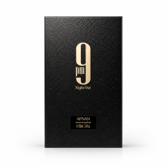 Afnan 9 PM Night Out Extrait de Parfum 3.4 oz 100ml