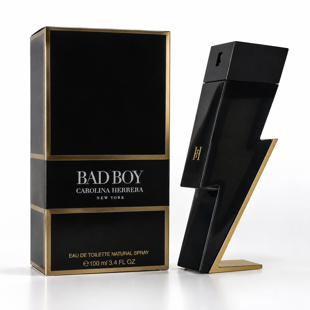 Carolina Herrera Bad Boy Eau de Toilette for Men 3.4 oz / 100 mL