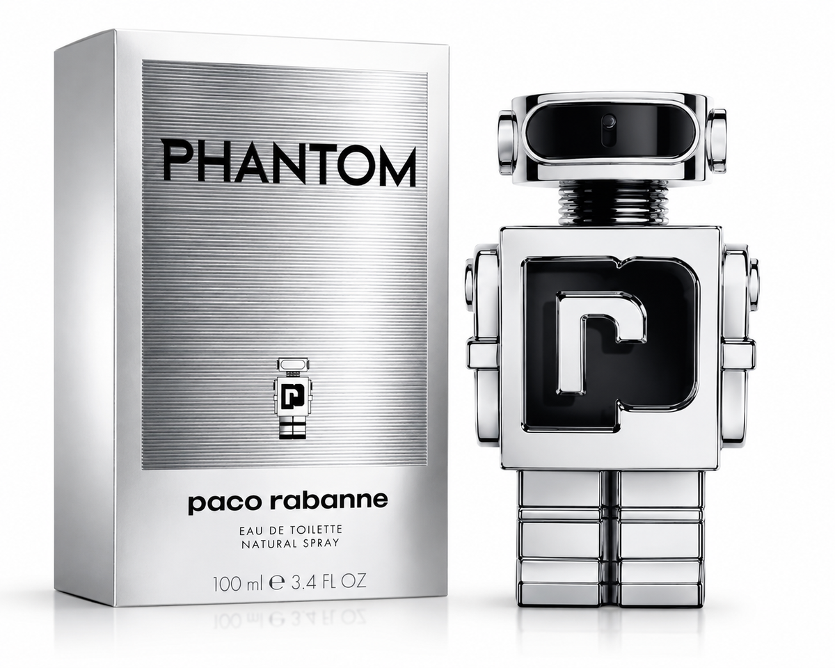 Rabanne Phantom Eau de Toilette for Men 3.4 oz / 100 mL