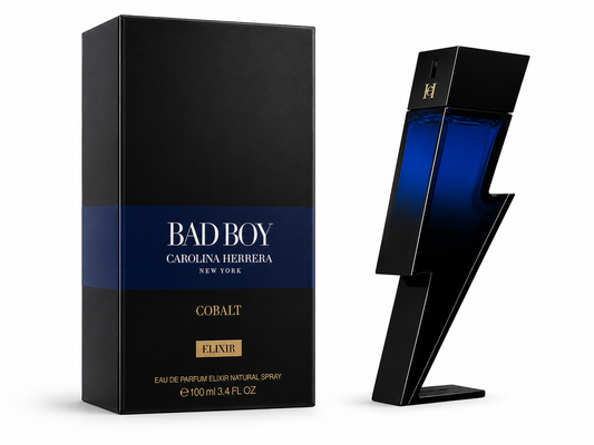 Carolina Herrera Bad Boy Cobalt Elixir Eau de Parfum for Men 3.4 oz / 100 mL