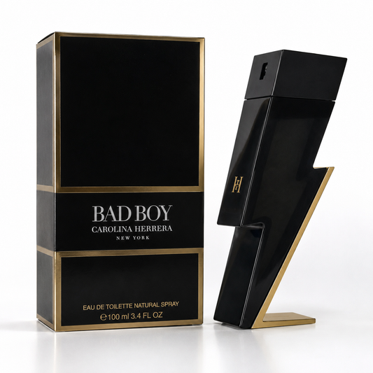 Carolina Herrera Bad Boy Eau de Toilette for Men 3.4 oz / 100 mL