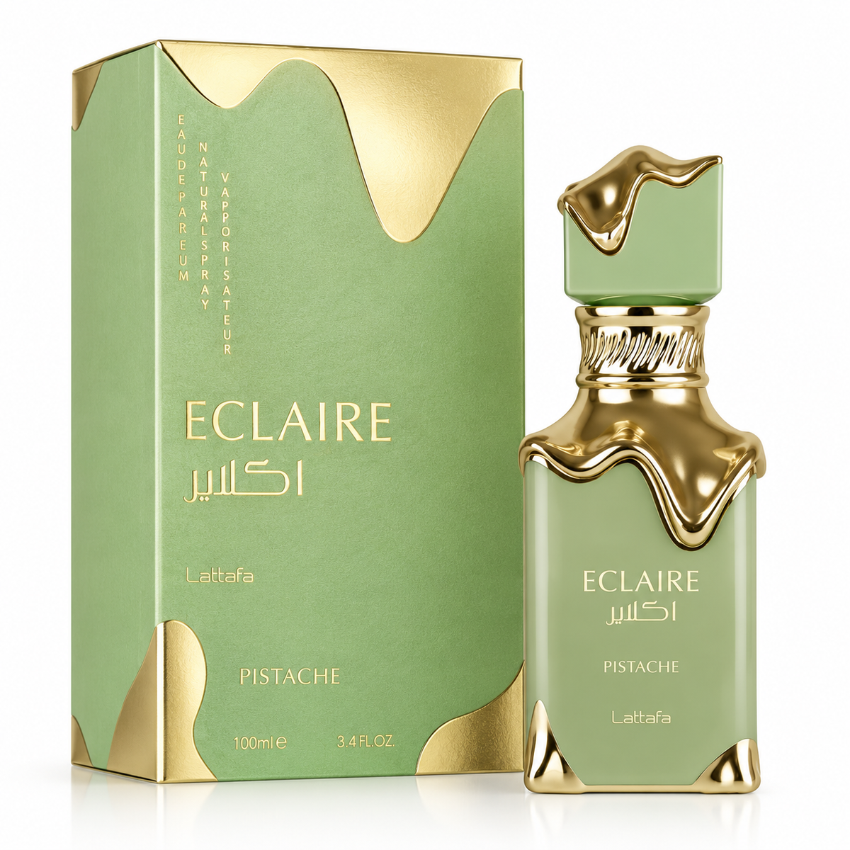Lattafa Eclaire Pistache Eau de Parfum Unisex 3.4 oz / 100 mL