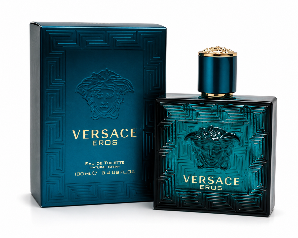 Versace Eros Eau de Toilette for Men 3.4 oz / 100 mL